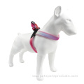 Pink-White Gradient Color Adjustable Mesh Dog Harness